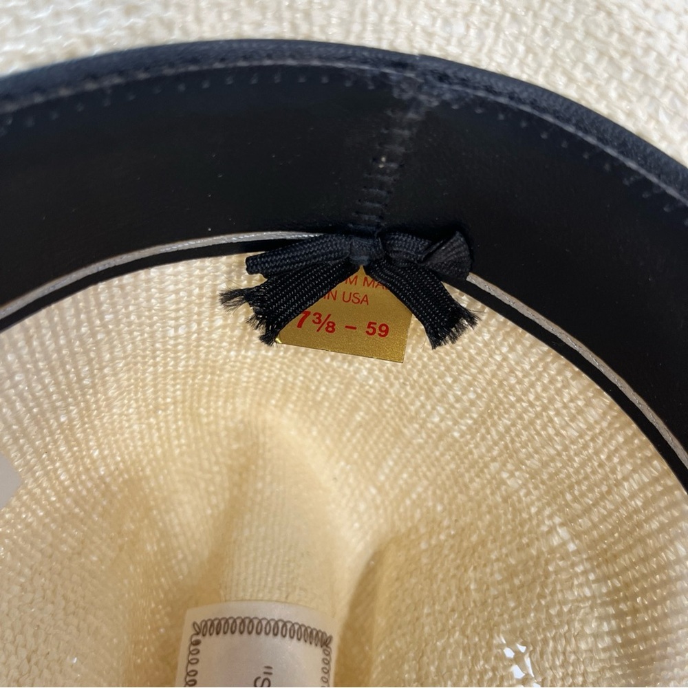 Scott Colburn Saddlery Vintage Western Cowboy Hat Genuine Bangora Size 7 3/8 - Picture 15 of 16